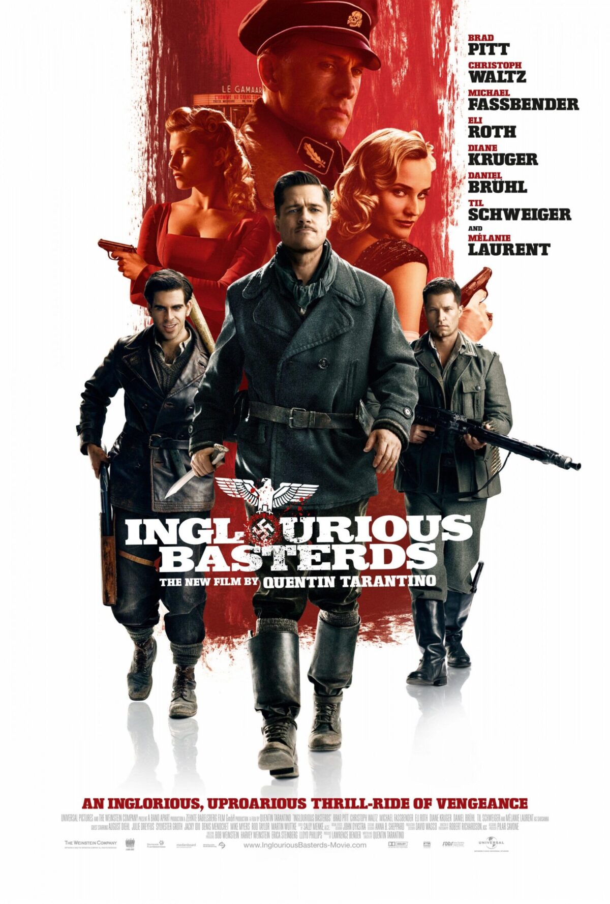 Inglourious Basterds | Movie Poster | Tarantino Iconic Cast Wall Art