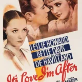 It's Love I'm After Bette Davis and Leslie Howard Poster Movie Poster