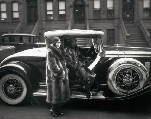 James Van Der Zee Couple in Harlem 1932 Black and White Photography Print