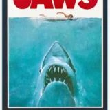Jaws 1975 Great White Shark Attack Movie Poster