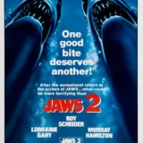 Jaws 2 Dual Shark Attack Vintage Film Poster