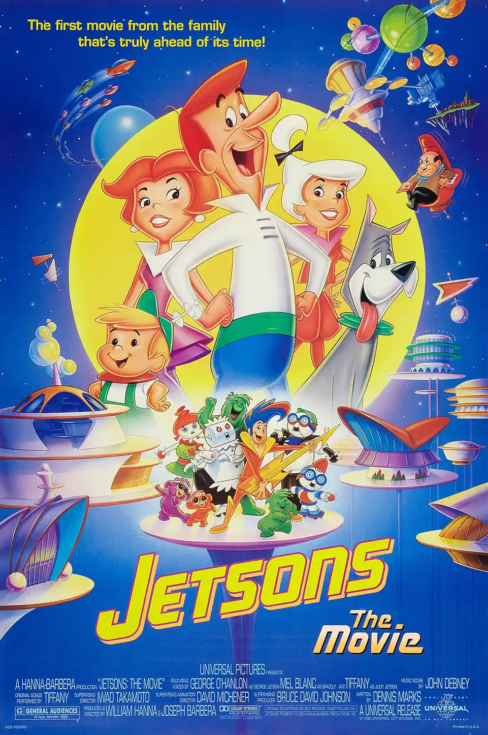 Jetsons: The Movie | Classic Film Poster | Retro Sci-Fi Family Art