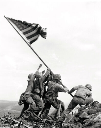 Raising the Flag on Iwo Jima Historic Photography Print