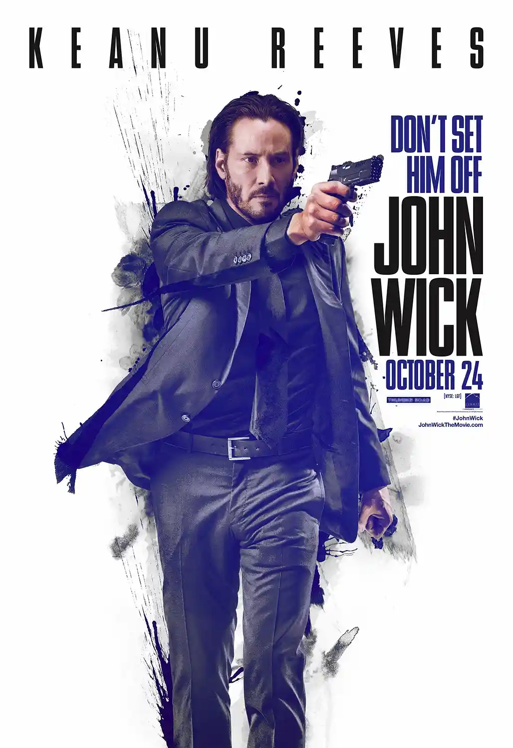 John Wick | Movie Poster | Keanu Reeves Minimalist Action Art Print