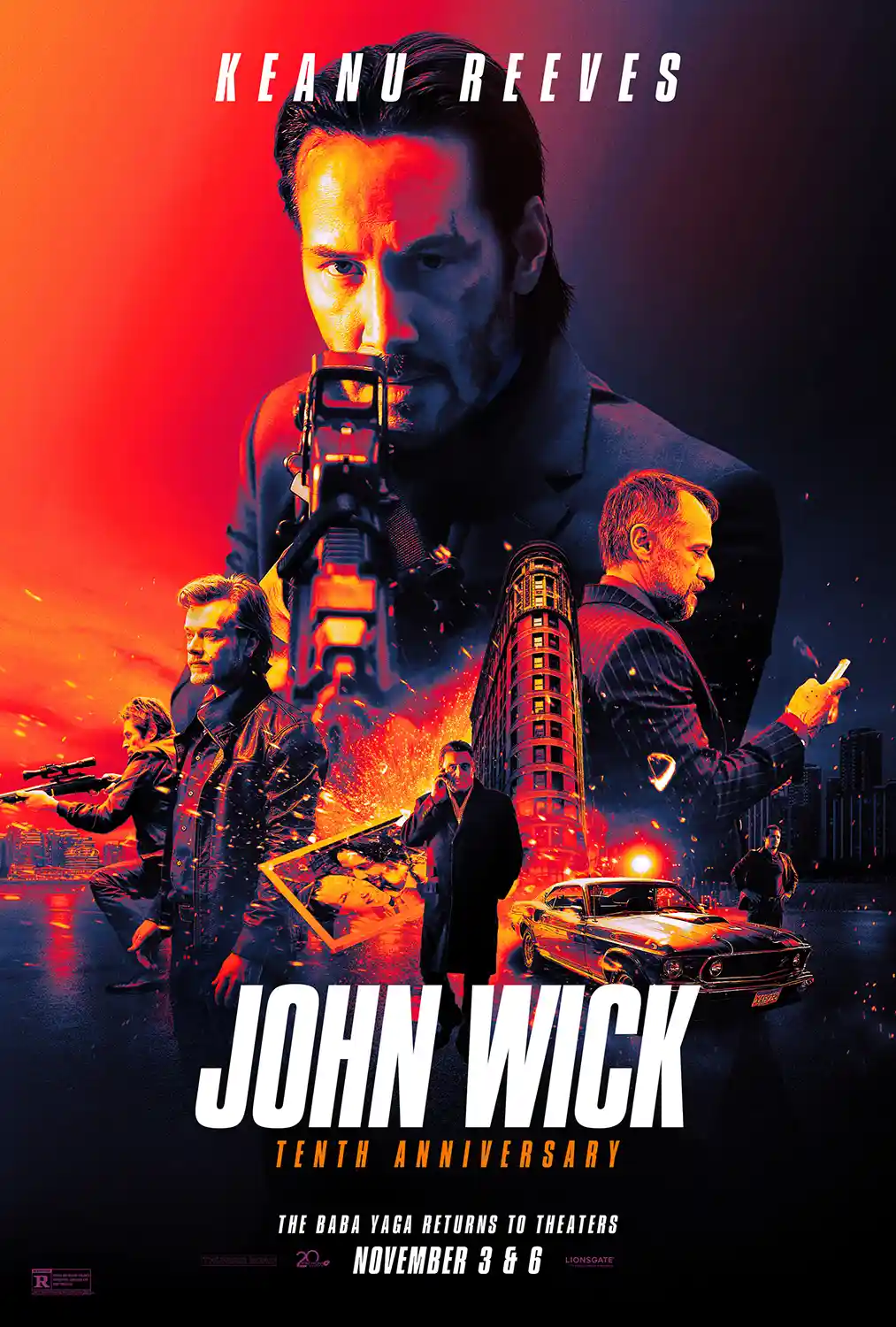John Wick | Movie Poster | High-Contrast Action Art Print