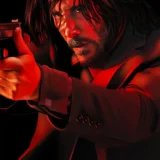 John Wick Chapter 4 Neon Red Action Movie Illustration Movie Poster