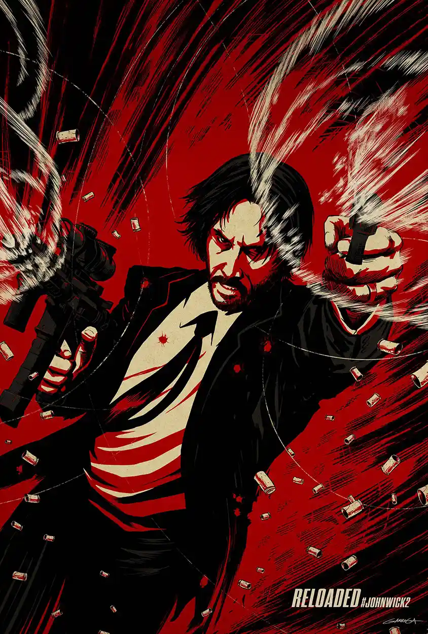 John Wick: Chapter 2 | Movie Poster | Baba Yaga Action Comic Art Print