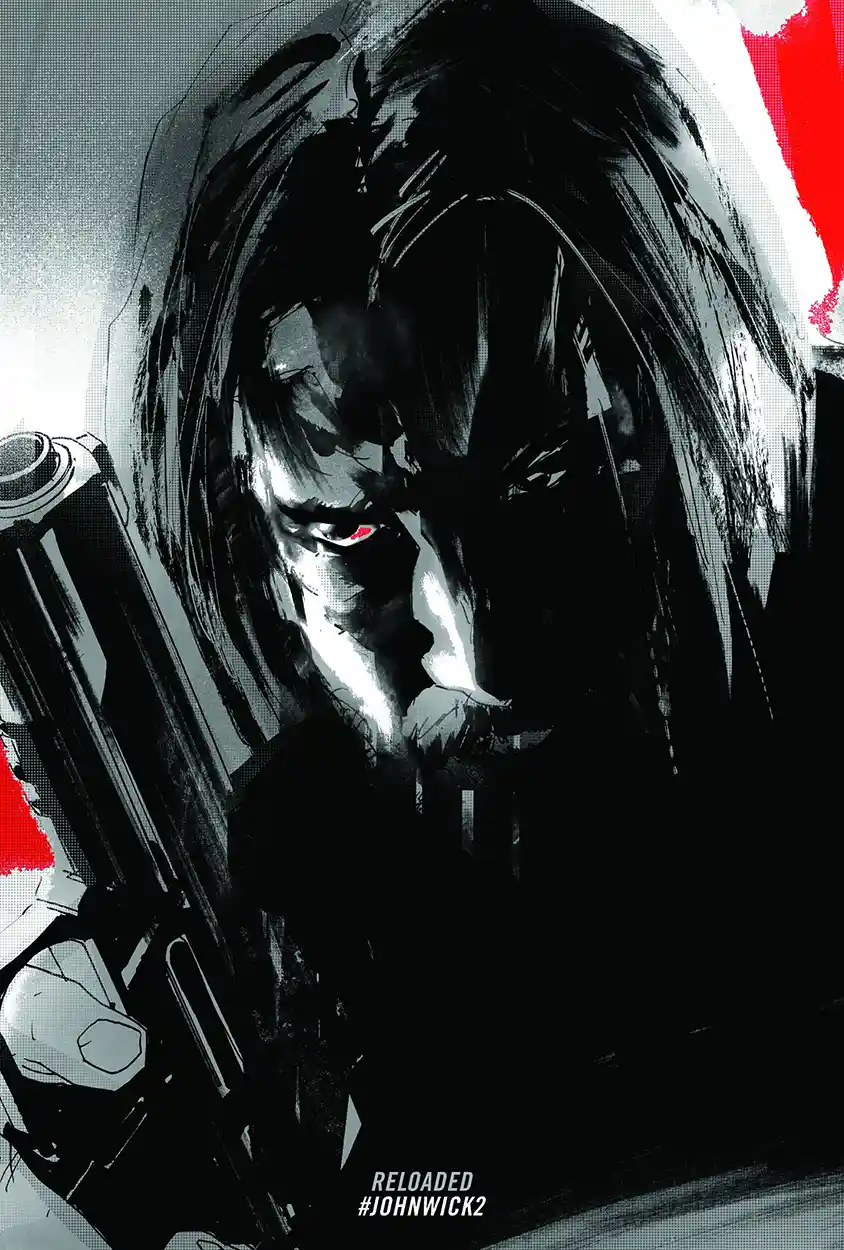 John Wick: Chapter 2 | Movie Poster | Graphic Novel Noir Art Print