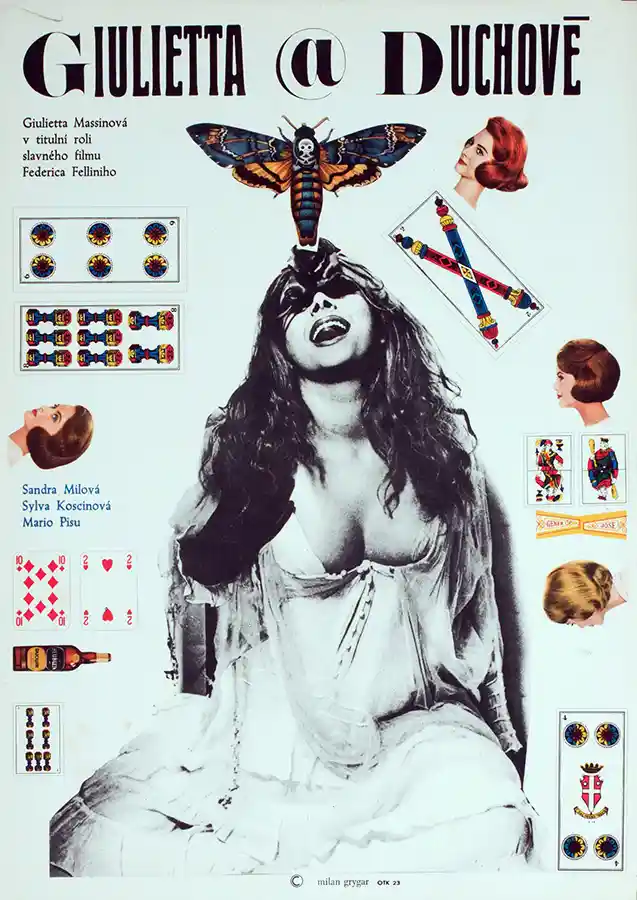 Juliet of the Spirits | Movie Poster | Milan Grygar Czech Surreal Art