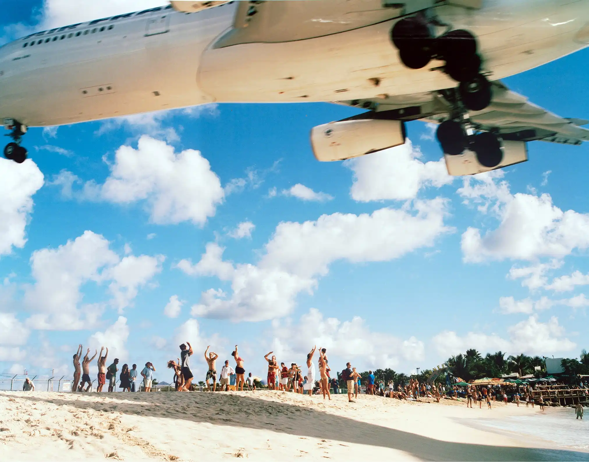 Kevin Cooley Art Poster | Maho Beach Jet Landing Photography Print