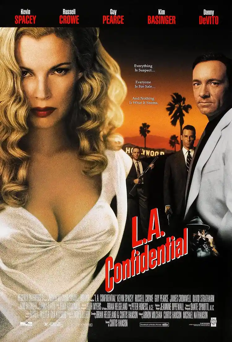 L.A. Confidential | Movie Poster | Classic Neo-Noir Cast Wall Art