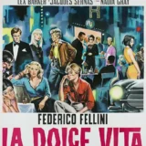 La Dolce Vita 1960 Federico Fellini Vintage Italian Movie Poster