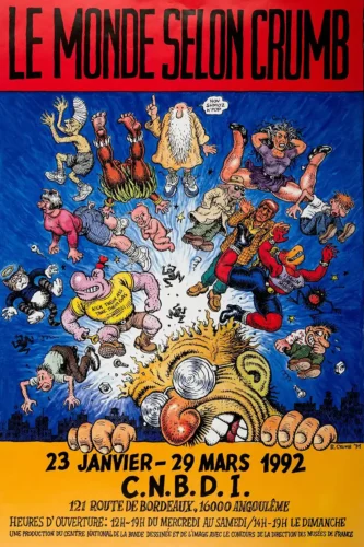 Robert Crumb Le Monde Selon Crumb Underground Comic Movie Poster