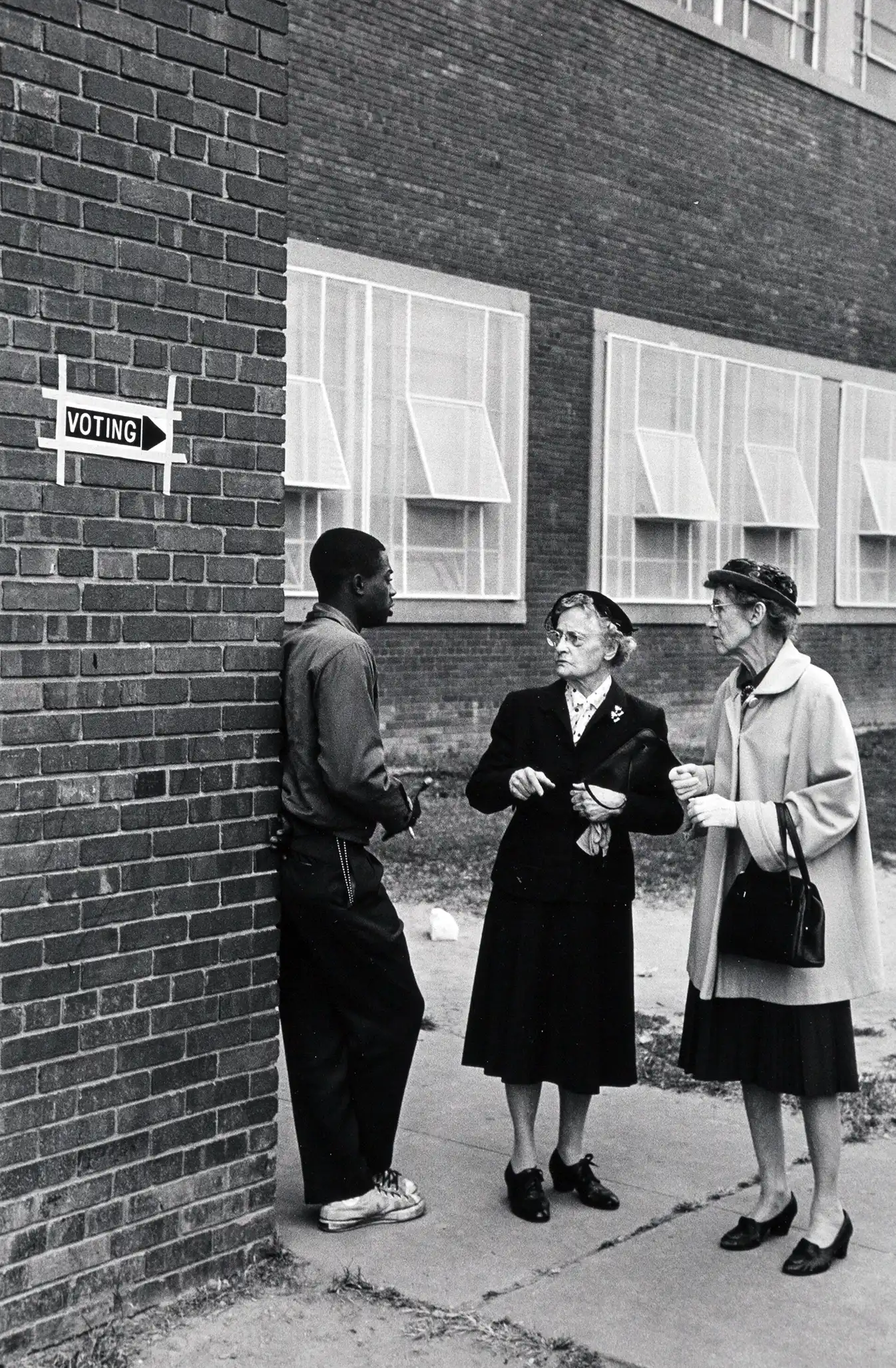 Leonard Freed Voting Rights | Art Poster | Black & White Civil Rights Photo