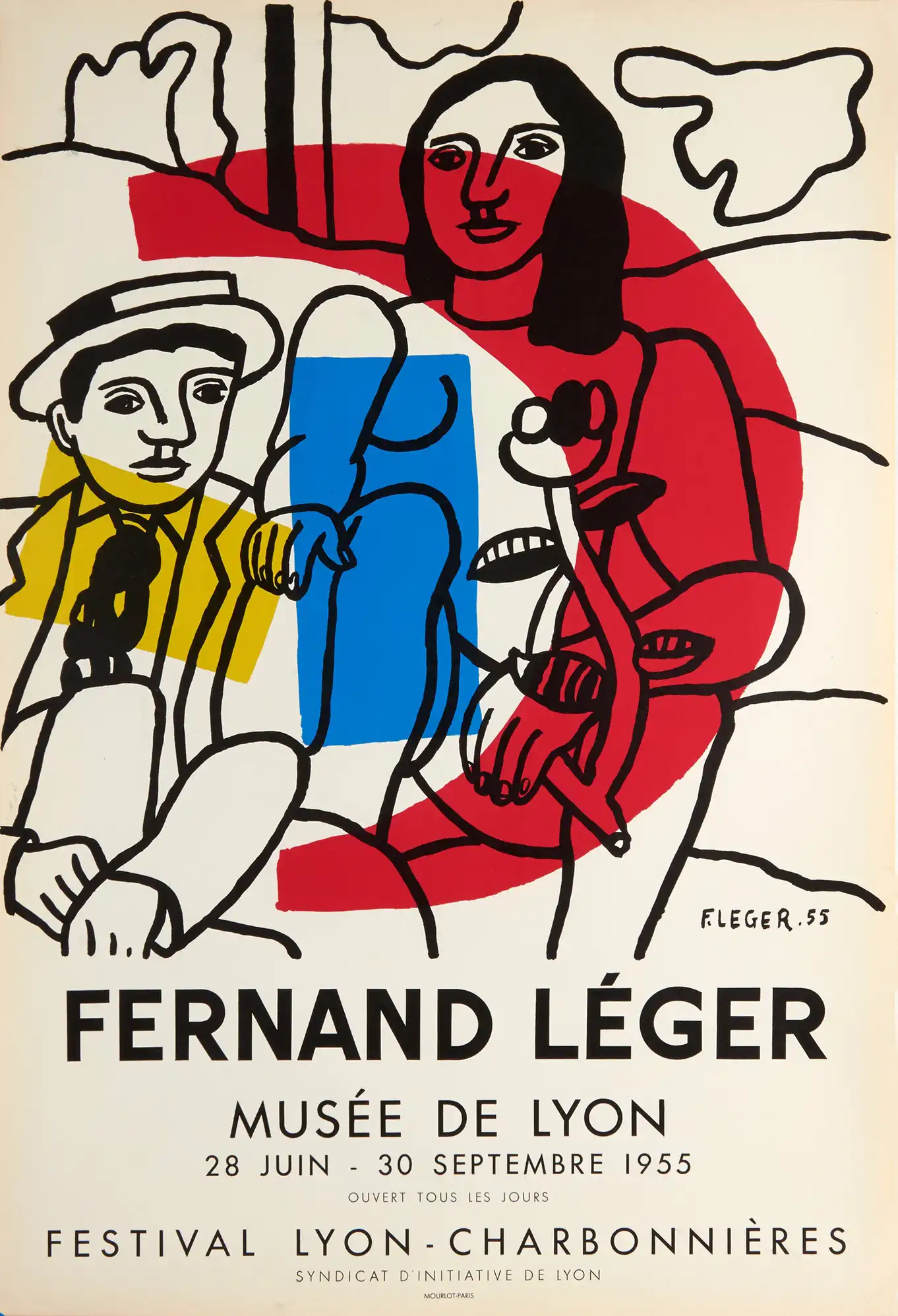 Fernand Léger | Art Exhibition Poster | Mid-Century Modern Lovers Print