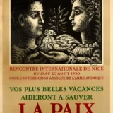 Picasso's Les Partisans de la Paix, Art Vintage Peace Dove Poster