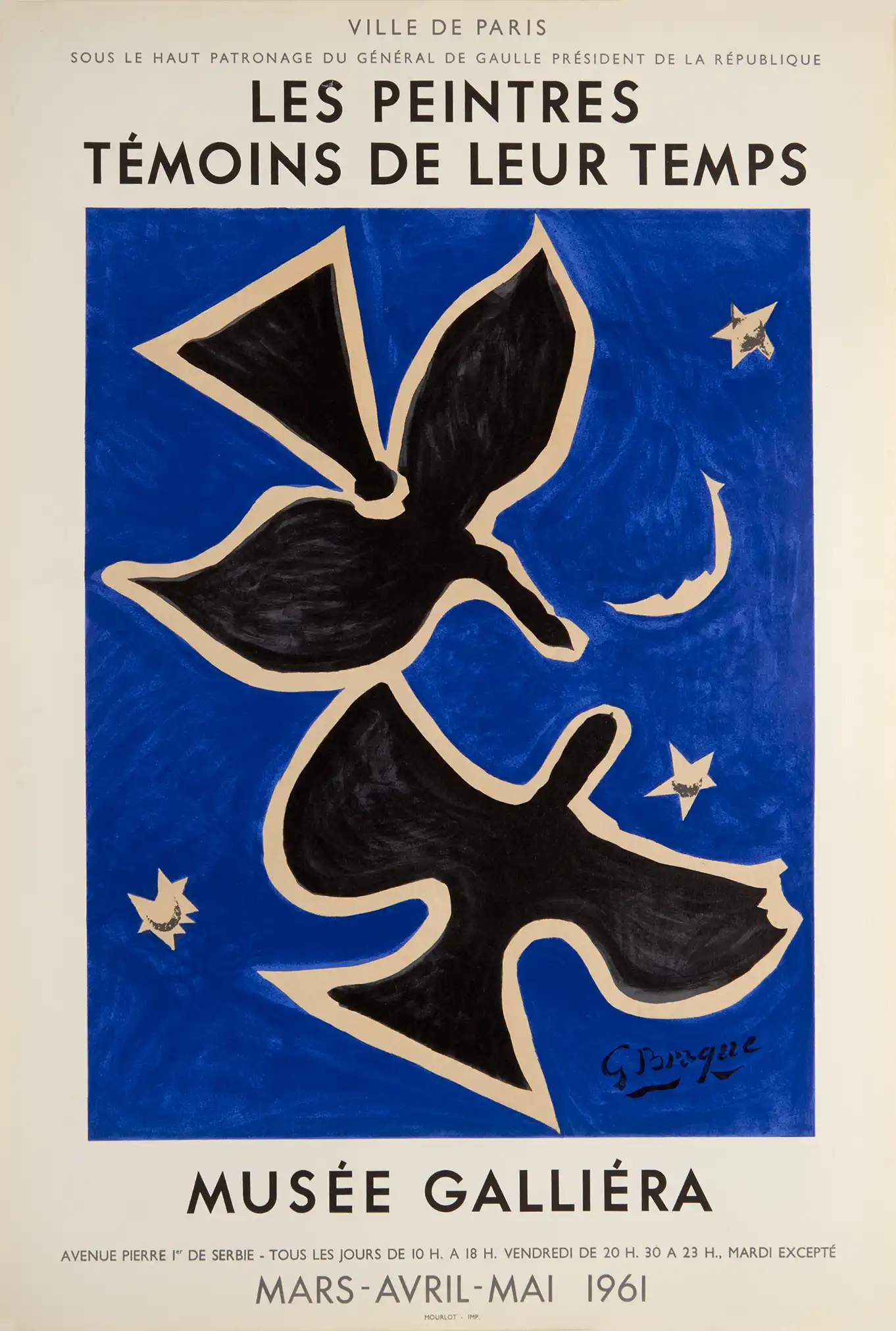 Georges Braque Les Peintres Témoins de leur Temps Poster | Mid-Century Art