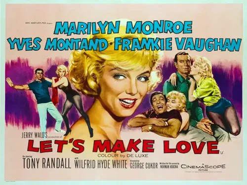 Let's Make Love 1960 Marilyn Monroe Vintage Movie Poster