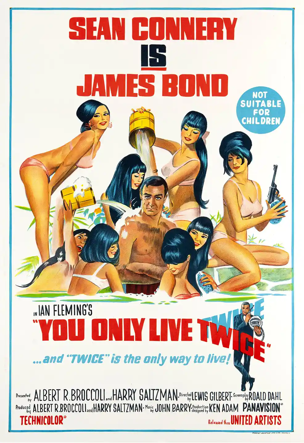 You Only Live Twice | Movie Poster | Classic James Bond 007 Film Art