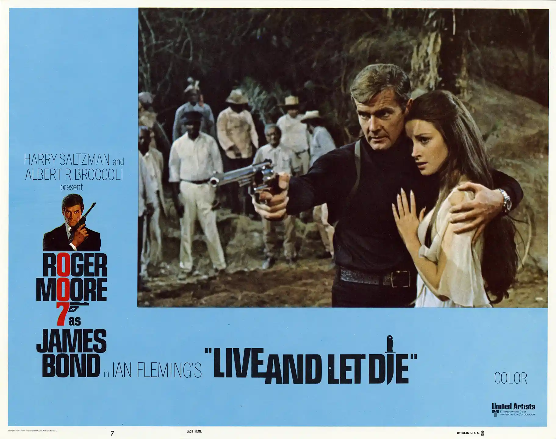 Live and Let Die | Movie Poster | Roger Moore James Bond Wall Art Print