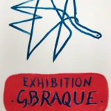 Georges Braque L'Oiseau 1956 Edinburgh Exhibition Art Print