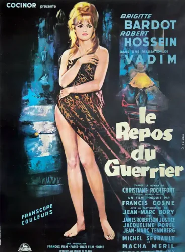 Brigitte Bardot Love on a Pillow 1962 French Movie Poster