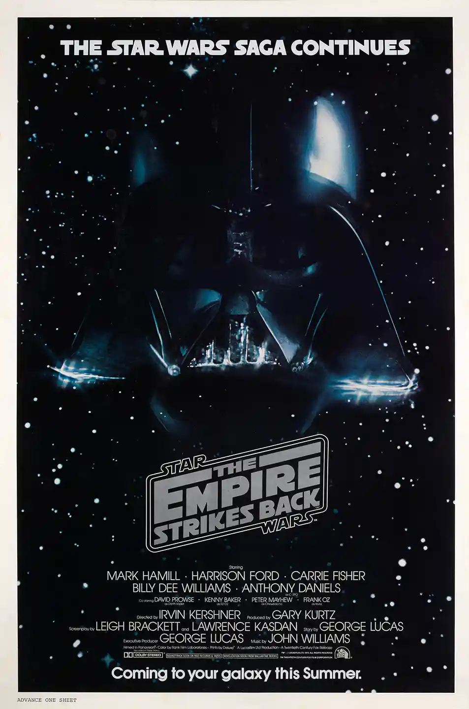 Star Wars: Empire Strikes Back | Movie Poster | Darth Vader Helmet Art Print