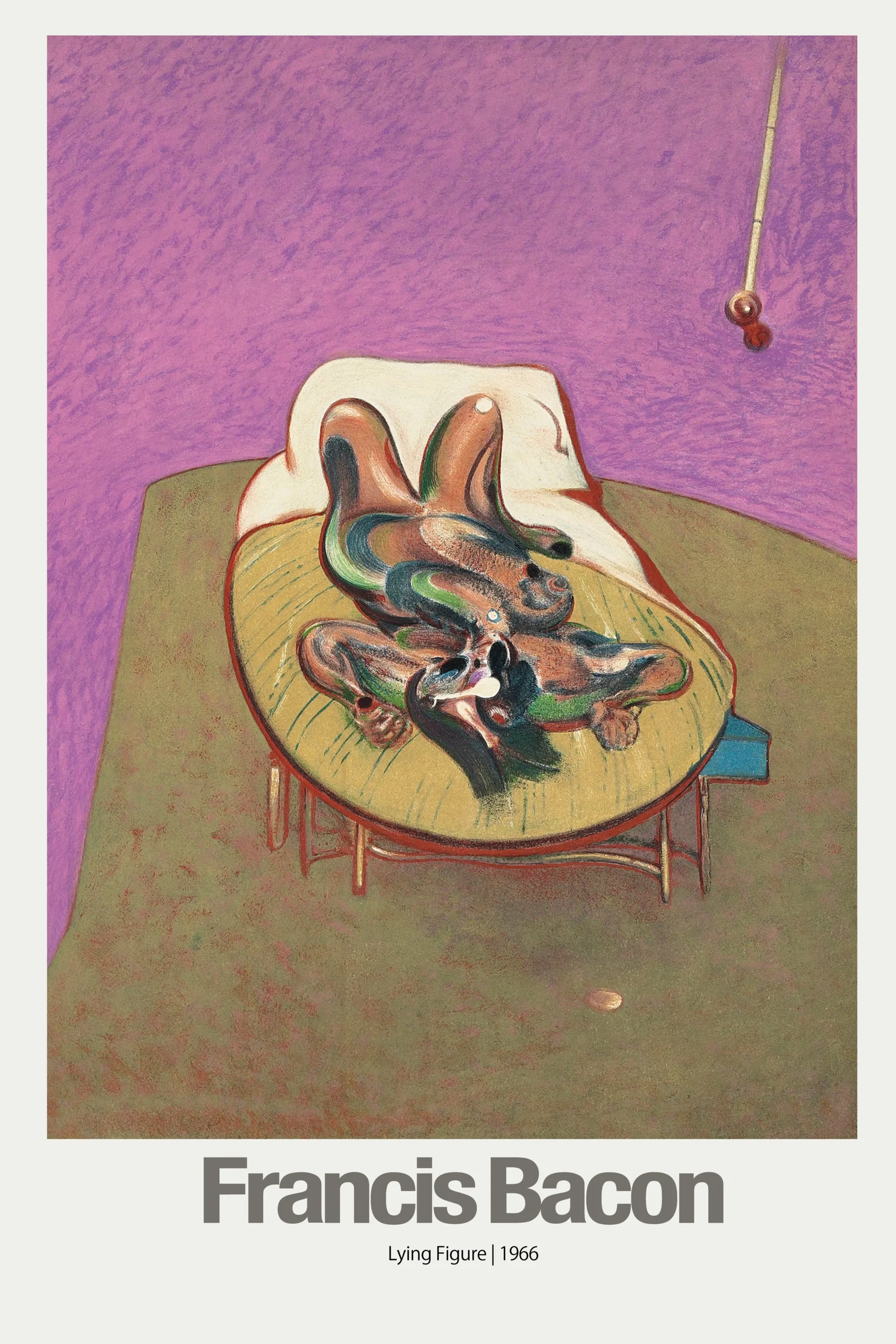 Francis Bacon | Art Poster "Lying Figure" | Expressionist Wall Print