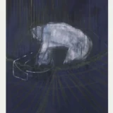 Francis Bacon, Man at a Washbasin Abstract Poster, Abstract Expressionist Decor