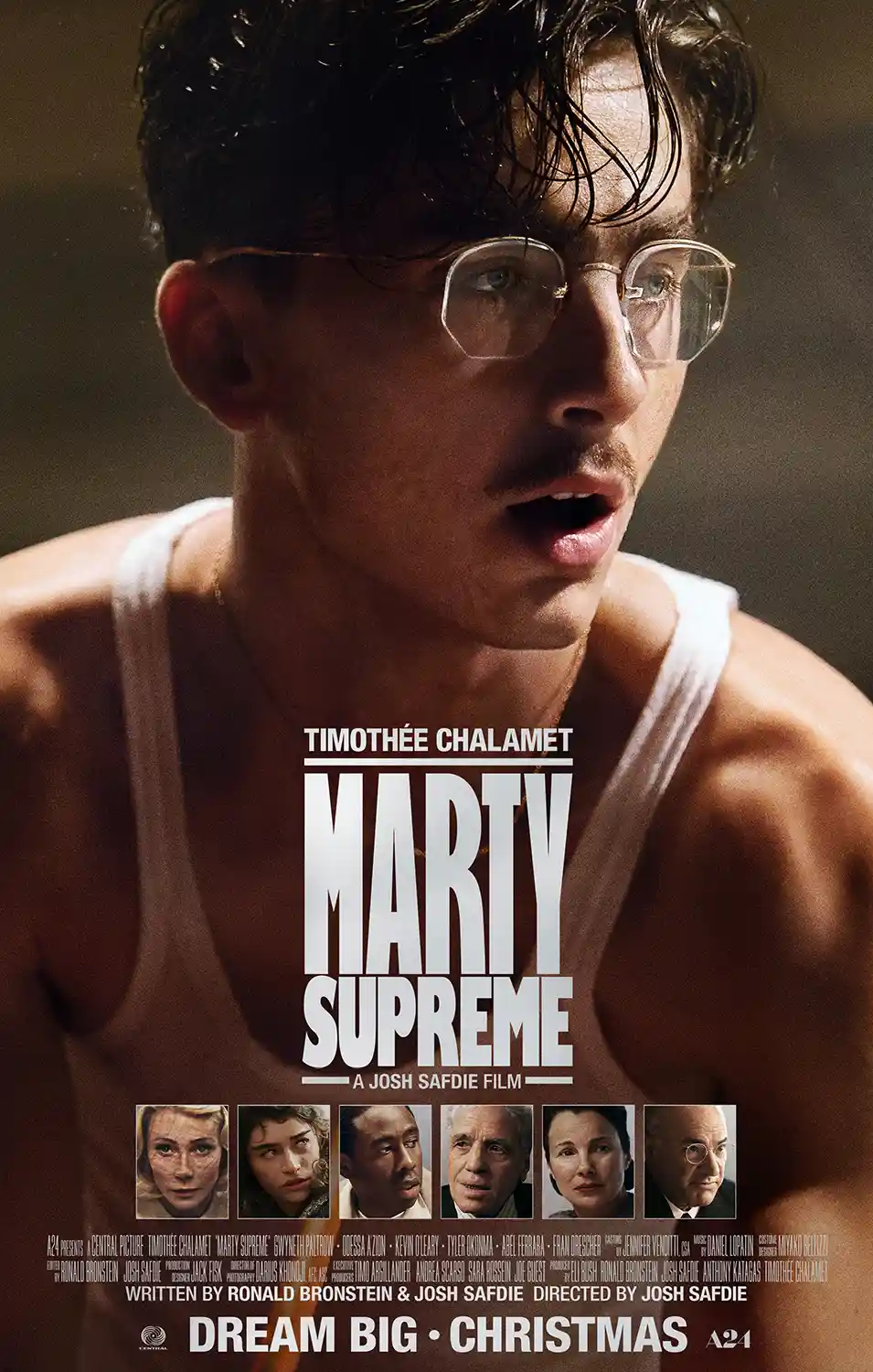 Marty Supreme | Movie Poster | Timothée Chalamet Boxer Portrait Art