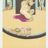 Francis Bacon, Met Museum 1975 Exhibition Abstract Poster, Abstract Figurative Art