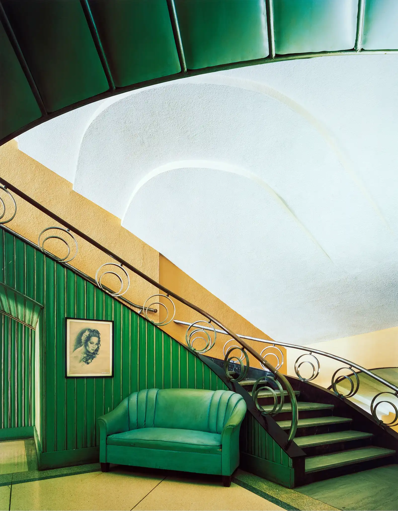 Michael Eastman print — Hollywood Theater Havana 2010, Cuba color photography decaying interior vintage cinema art