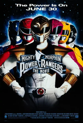 Mighty Morphin Power Rangers White Ranger Movie Poster