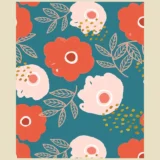 Milan Abstract Botanical Floral Print, Italian City Wall Art Print