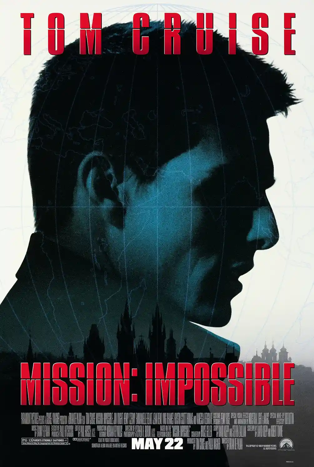 Mission: Impossible | Movie Poster | Tom Cruise Profile Art Print