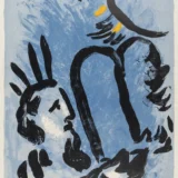 Marc Chagall Moise Reims Musee des Beaux-Arts Exhibition Poster