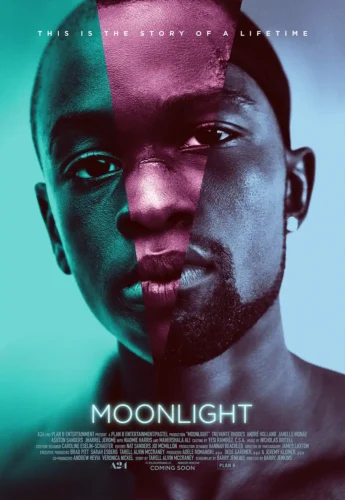 Moonlight 2016 Split Face A24 Film Poster