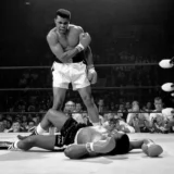 Muhammad Ali vs Sonny Liston Boxing Photography Print