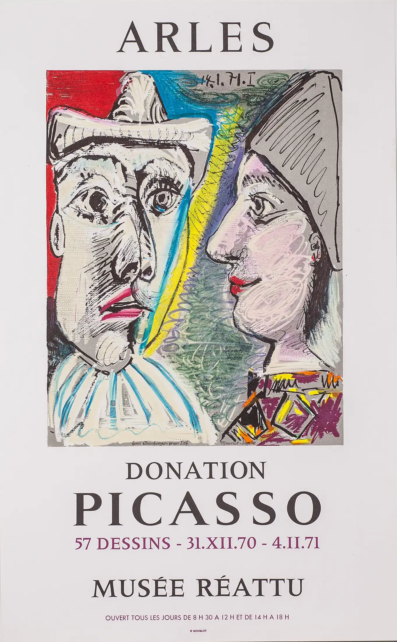 Pablo Picasso | Art Poster | Musée Réattu Arles Exhibition Print