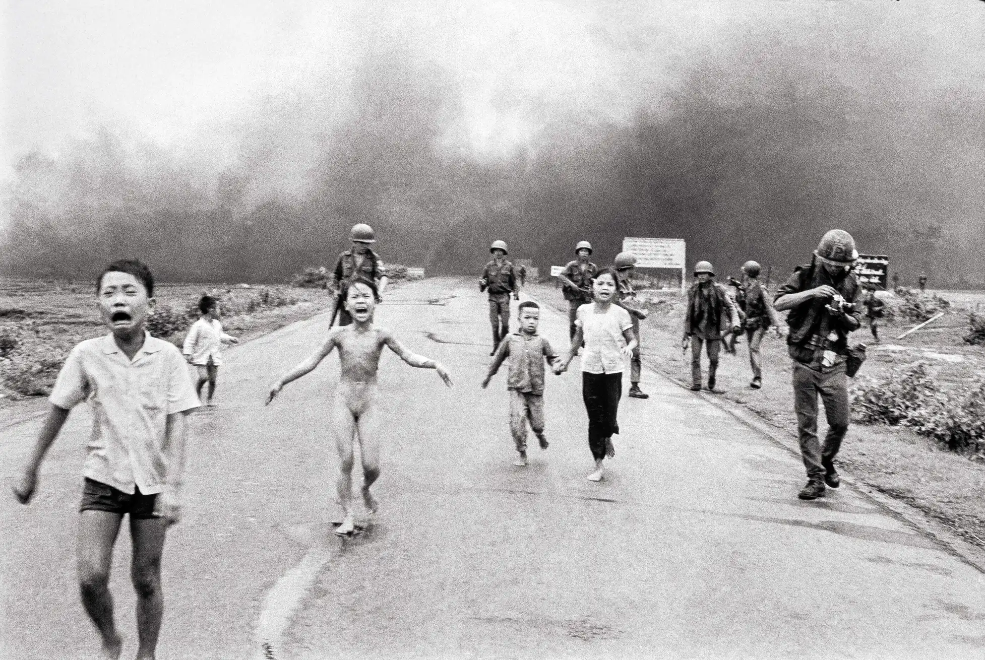 Nick Ut 'Napalm Girl' | Historical Photo Poster | Iconic Vietnam War Art Print