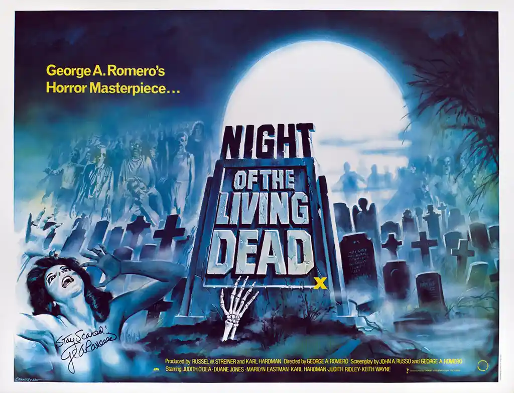 Night of the Living Dead | Movie Poster | George A. Romero Vintage Art