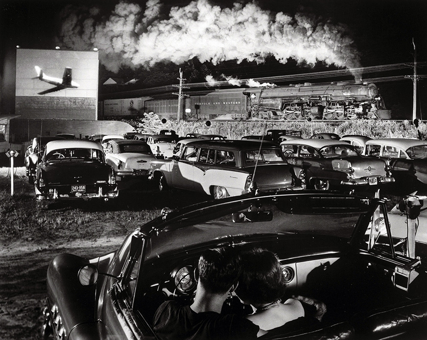 O. Winston Link | Drive-in Movie Art Poster | Vintage 1950s Americana Print