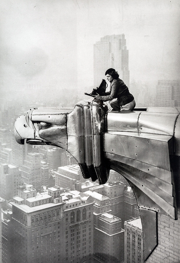 Oscar Graubner | Vintage Photography Poster | Chrysler Building Gargoyle