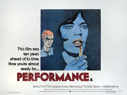 Performance Movie Poster Mick Jagger Pop Art Illustration Print