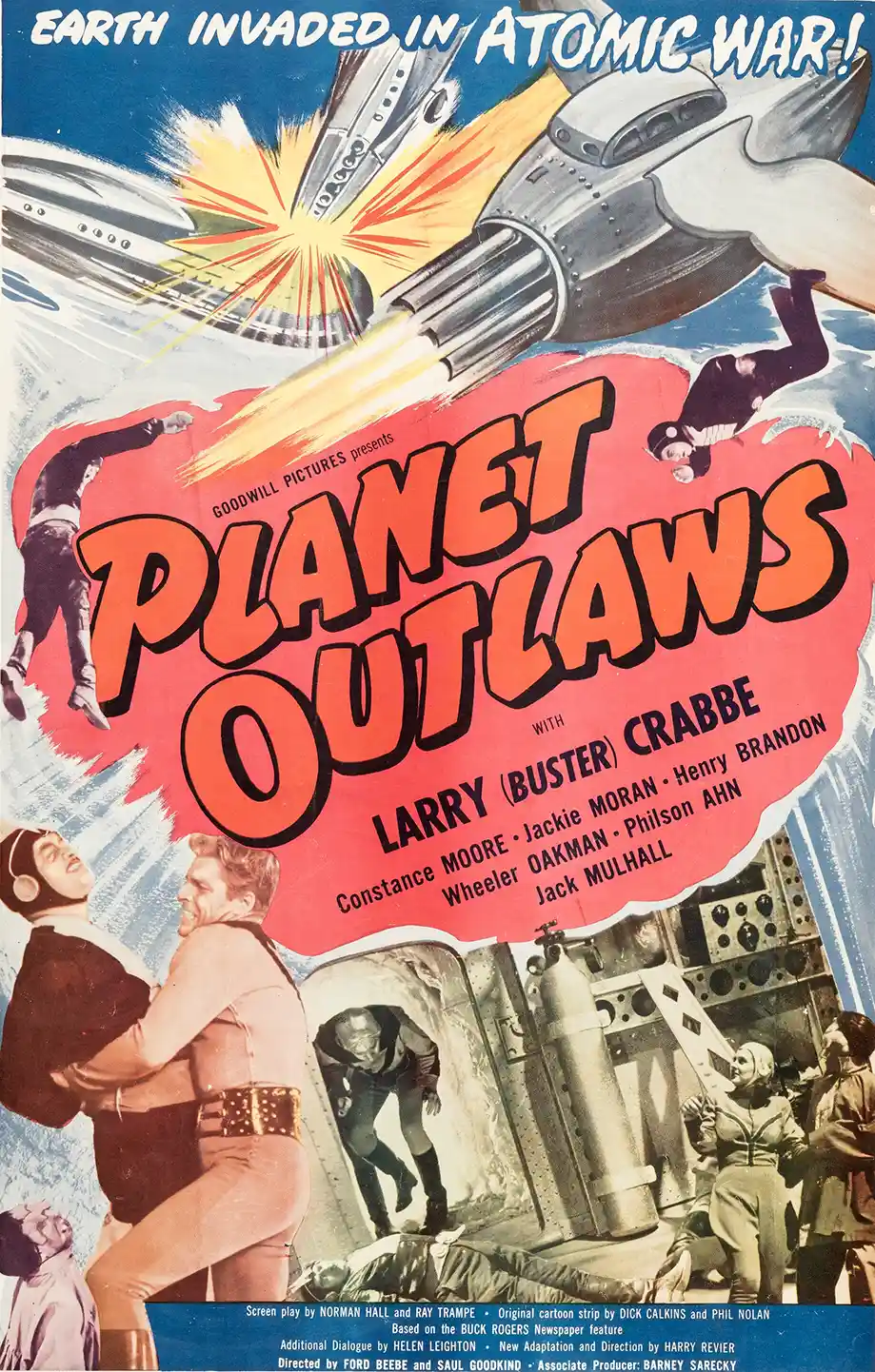 Planet Outlaws | Vintage Sci-Fi Movie Poster | 1950s Space Opera Wall Art