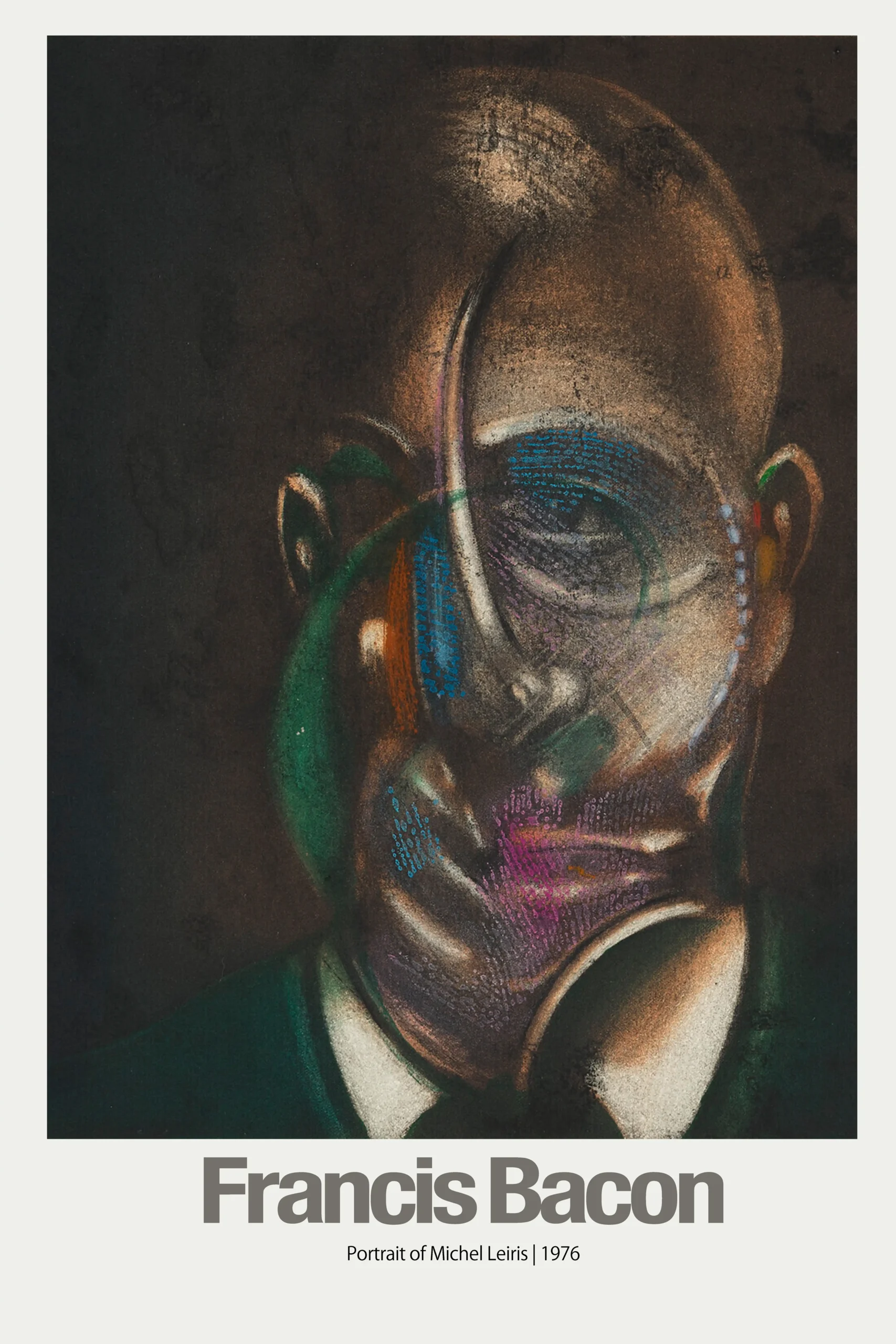 Francis Bacon | Abstract Art Poster | Portrait of Michel Leiris Print