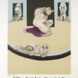 Francis Bacon, Vintage Exhibition Art Poster, Iconic MET Museum