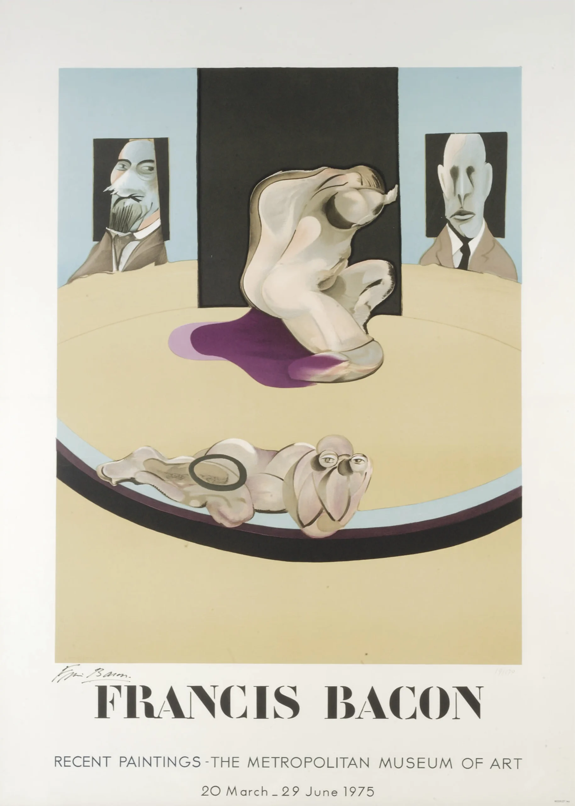 Francis Bacon | Vintage Exhibition Art Poster | Iconic MET Museum Print