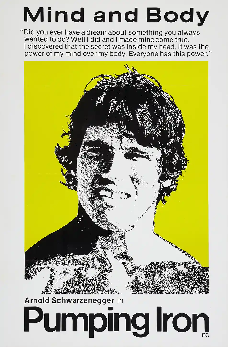 Pumping Iron | Movie Poster | Arnold Schwarzenegger Pop Art Print