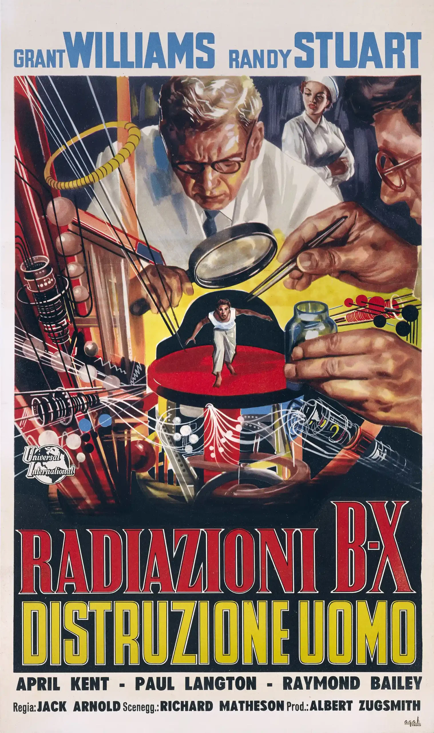 The Incredible Shrinking Man | Classic Sci-Fi Movie Poster | Vintage Italian Art